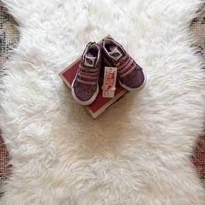 Toddler Pink Glitter Vans